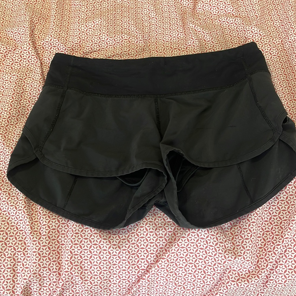 Lululemon Speed Up Lined Short 2.5" black size 2